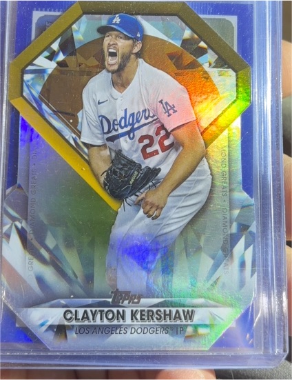 2022 Topps Diamond Greats Die Cuts #DGDC-12 Clayton Kershaw — front