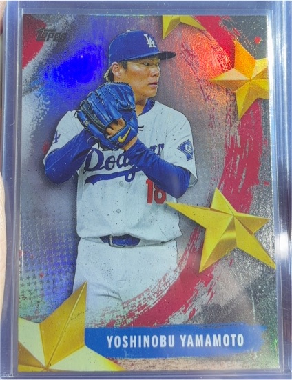 2025 Topps Stars of MLB #SMLB-43 Yoshinobu Yamamoto — front