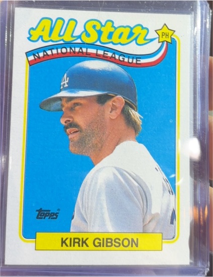 1989 Topps #396 Kirk Gibson — front