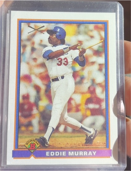 1991 Bowman #376 Eddie Murray — front