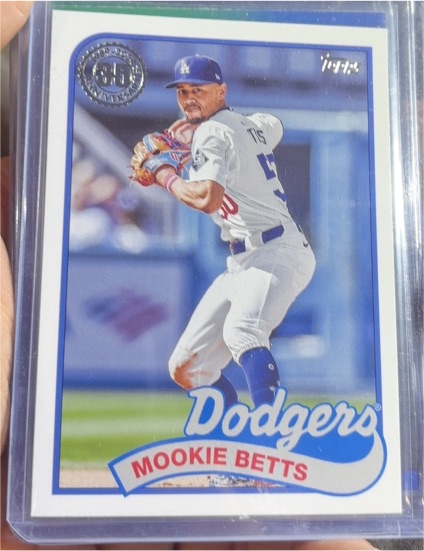 2024 Topps Update 1989 Topps #89US-6 Mookie Betts — front