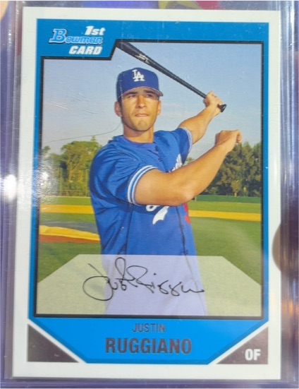 2007 Bowman Prospects #BP100 Justin Ruggiano — front