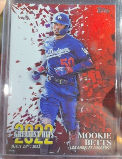 2023 Topps 2022 Greatest Hits #22GH-4 Mookie Betts — front