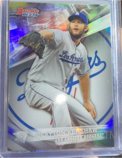 2016 Bowman's Best #30 Clayton Kershaw — front