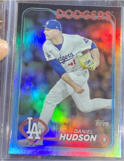 2024 Topps Chrome Update #USC19 Daniel Hudson — front