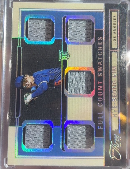 2025 Panini Three and Two Full Count Swatches #FCS-HSK Hye-Seong Kim — front