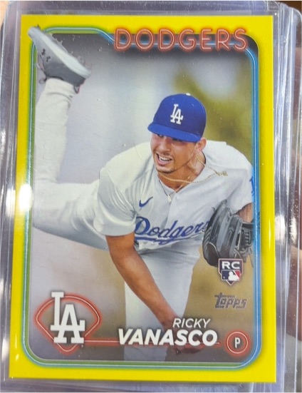 2024 Topps Update #US38 Ricky Vanasco — front