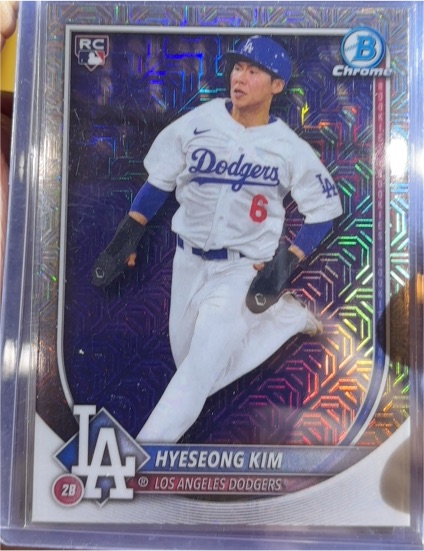 2025 Bowman Chrome #91 Hyeseong Kim — front