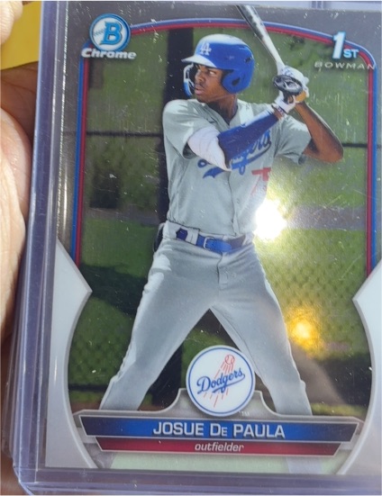 2023 Bowman Chrome Prospects #BCP-111 Josue De Paula — front