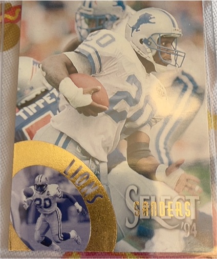 1994 Select #11 Barry Sanders — front