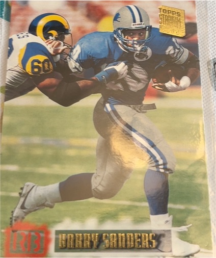 1994 Topps Stadium Club #165 Barry Sanders — front
