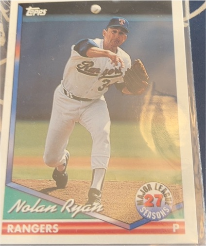 1994 Topps #34 Nolan Ryan — front