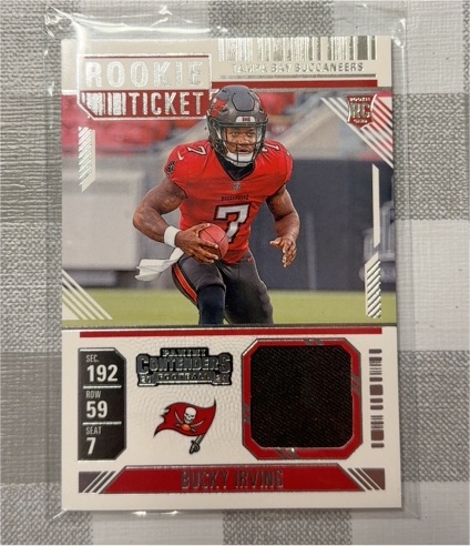 2024 Panini Contenders Rookie Ticket #RTS-BIG Bucky Irving — front