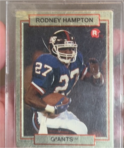 1990 Action Packed Rookie/Update #7 Rodney Hampton — front