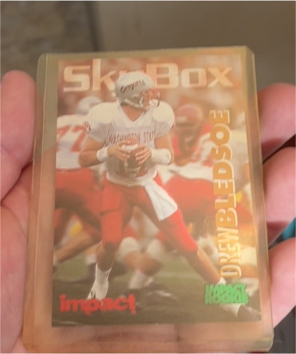 1993 Skybox Impact #361 Drew Bledsoe — front