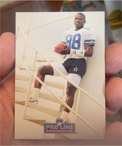 1991 Pro Line Portraits #63 Michael Irvin — front
