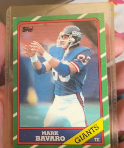 1986 Topps #144 Mark Bavaro — front
