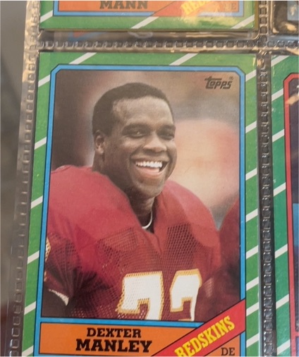 1986 Topps #180 Dexter Manley — front