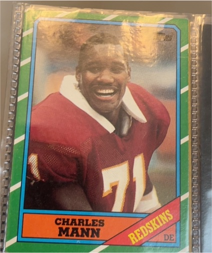 1986 Topps #181 Charles Mann — front