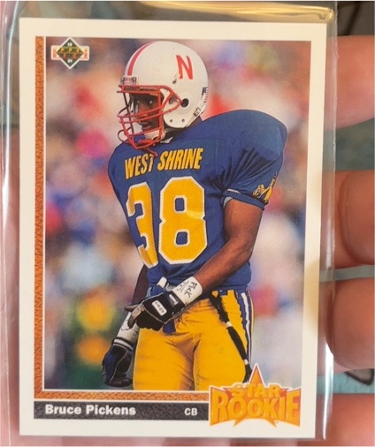 1991 Upper Deck #26 Bruce Pickens — front