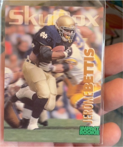 1993 SkyBox Impact #370 Jerome Bettis Rookie — front