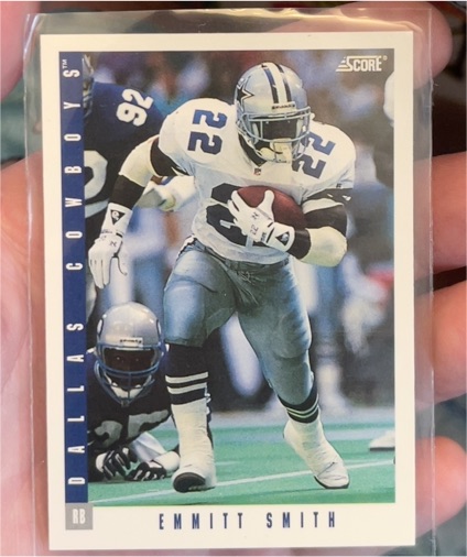 1993 Score #14 Emmitt Smith Dallas Cowboys — front