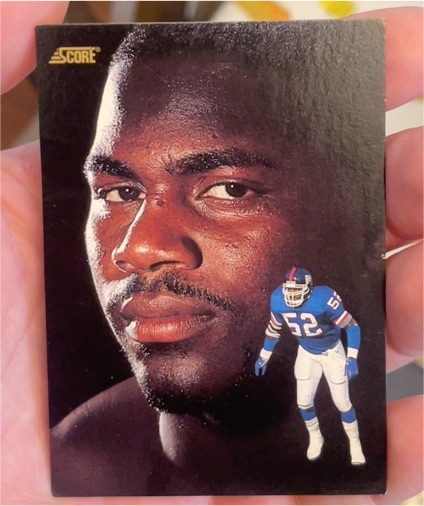 1991 Score #340 Pepper Johnson — front