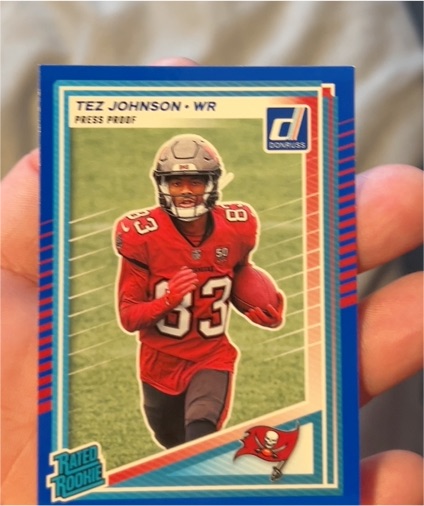 2025 Panini Donruss #313 Tez Johnson — front