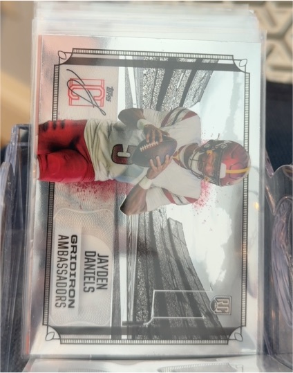 2024 Topps Signature Class #GA-2 Jayden Daniels Gridiron Ambassadors — front