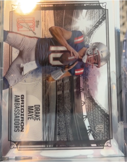 2024 Topps Signature Class #GA-3 Drake Maye Gridiron Ambassadors — front