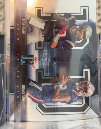 2024 Topps Signature Class Paramount Pairings #PP-4 Tom Brady / Drake Maye — front