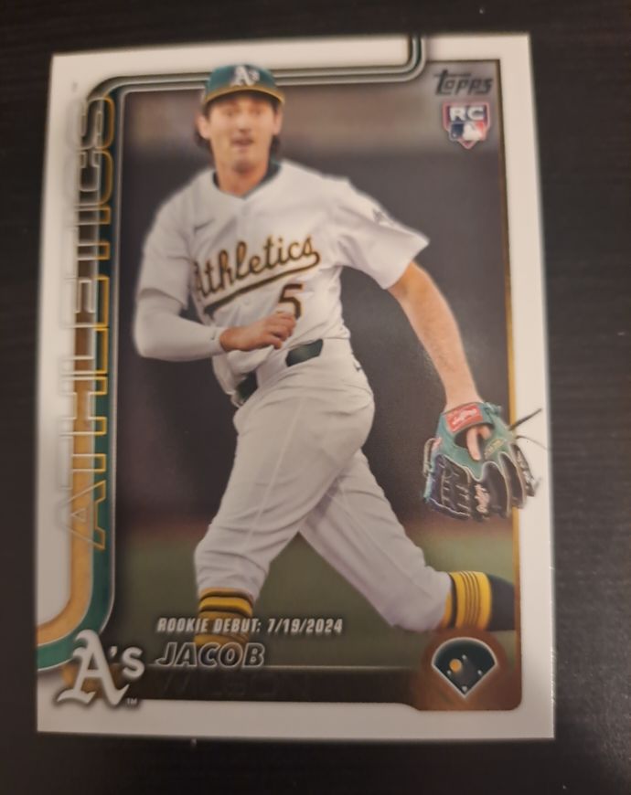 2024 Topps Update Series #US180 Jacob Wilson Rookie Debut — front