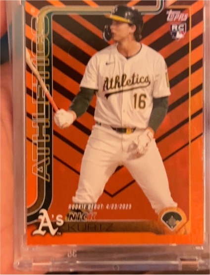 2025 Topps Update #US197 Nick Kurtz — front