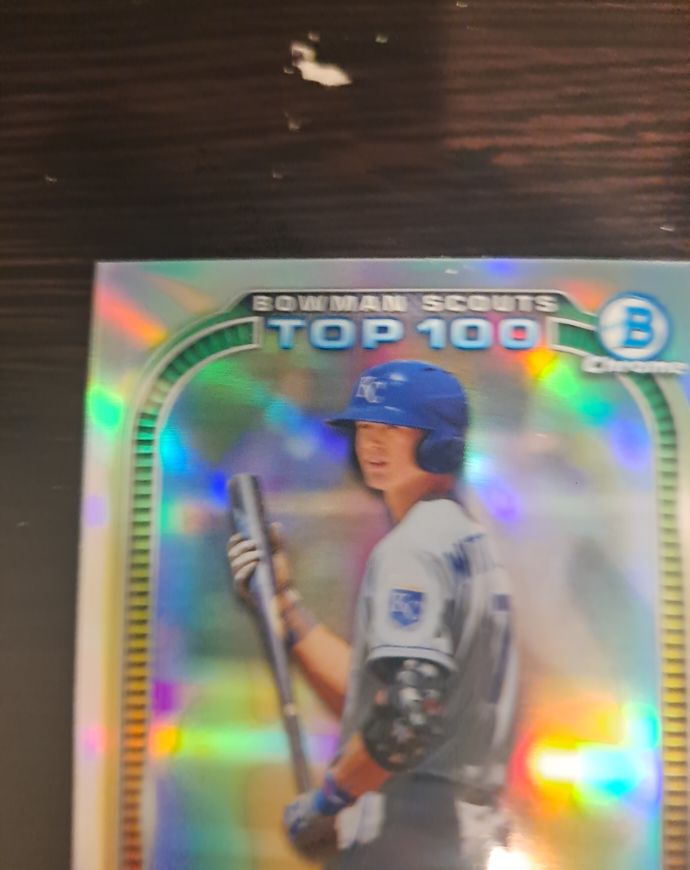 2021 Bowman Chrome Scouts Top 100 #BTP-11 Bobby Witt Jr — front
