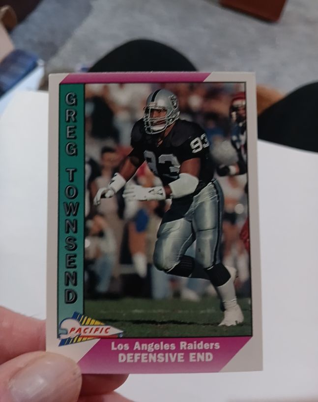 1991 Pacific #93 Greg Townsend — front