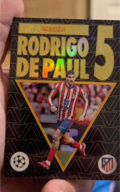 2025 Topps Merlin #M95-3 Rodrigo De Paul — front