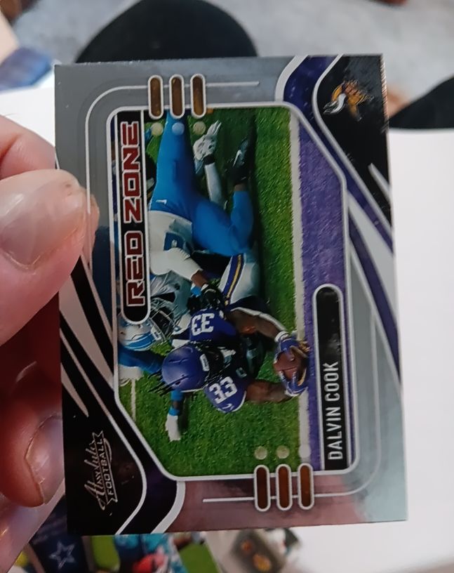 2021 Panini Absolute #RZ14 Dalvin Cook Red Zone — front