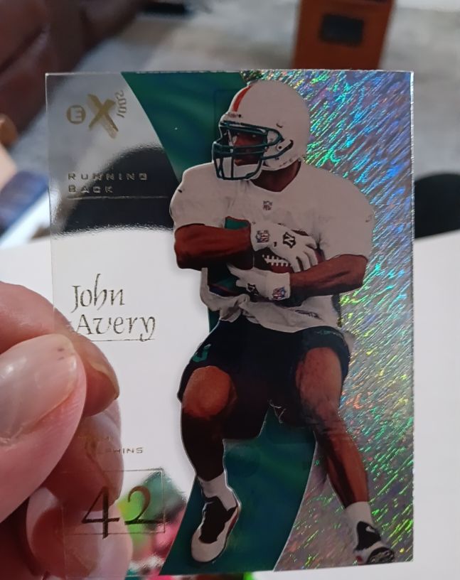 1998 Skybox EX 2001 #42 John Avery — front