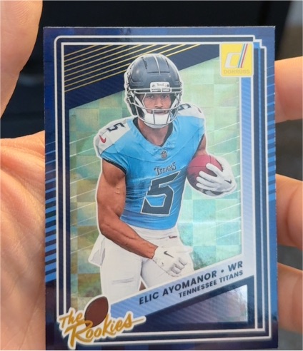 2025 Donruss #37 Elic Ayomanor The Rookies — front