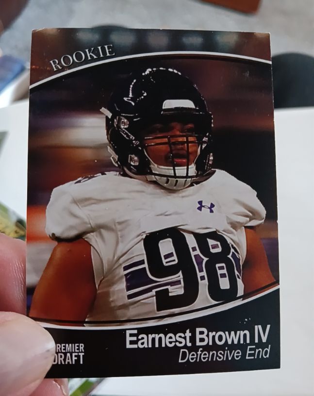 2021 SAGE Premier Draft #36 Earnest Brown IV — front