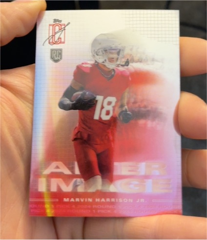 2024 Topps Signature Class #AI-18 Marvin Harrison Jr After Image — front