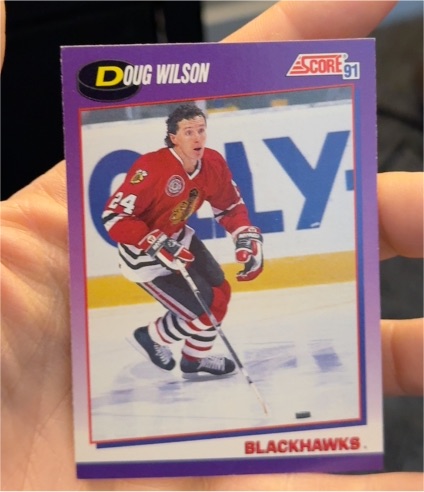 1991 Score #35 Doug Wilson — front