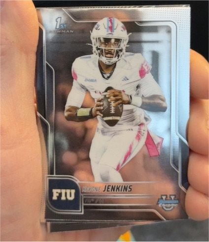 2025 Bowman Chrome University #162 Keyone Jenkins — front