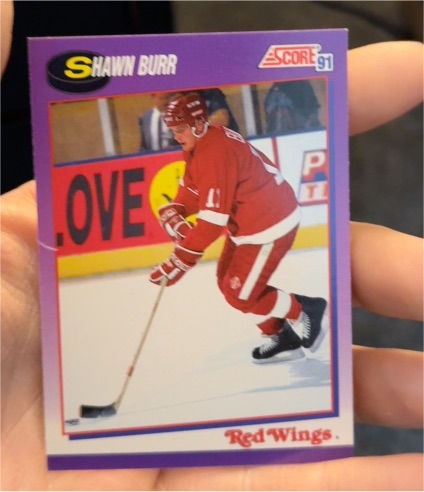 1991 Score #54 Shawn Burr — front