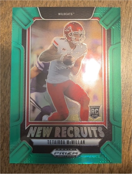 2024 Panini Prizm Draft Picks New Recruits Tetairoa McMillan — front