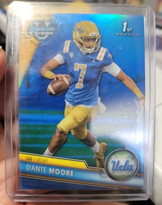 2023 Bowman University Chrome #133 Dante Moore — front