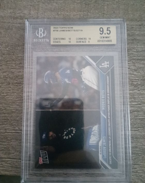 2023 Topps Now #736 LeBron James Mookie Betts — front