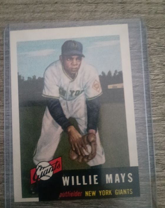 1991 Topps Archives 1953 #244 Willie Mays — front