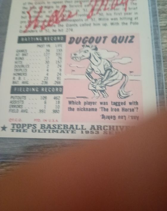 1991 Topps Archives 1953 Reprint #251 Sid Hudson — front