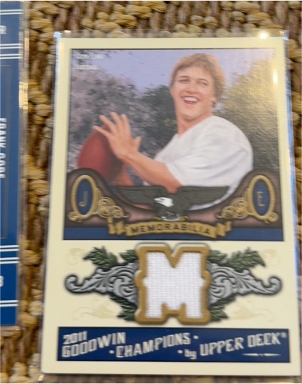 2011 Upper Deck Goodwin Champions #M-JE John Elway — front